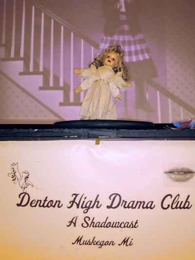 #ooak doll by Addie Rall as Costume Contest prize, The Denton High Drama Club, Devils Night, Wealthy Theatre, Grand Rapids MI 10/31/19